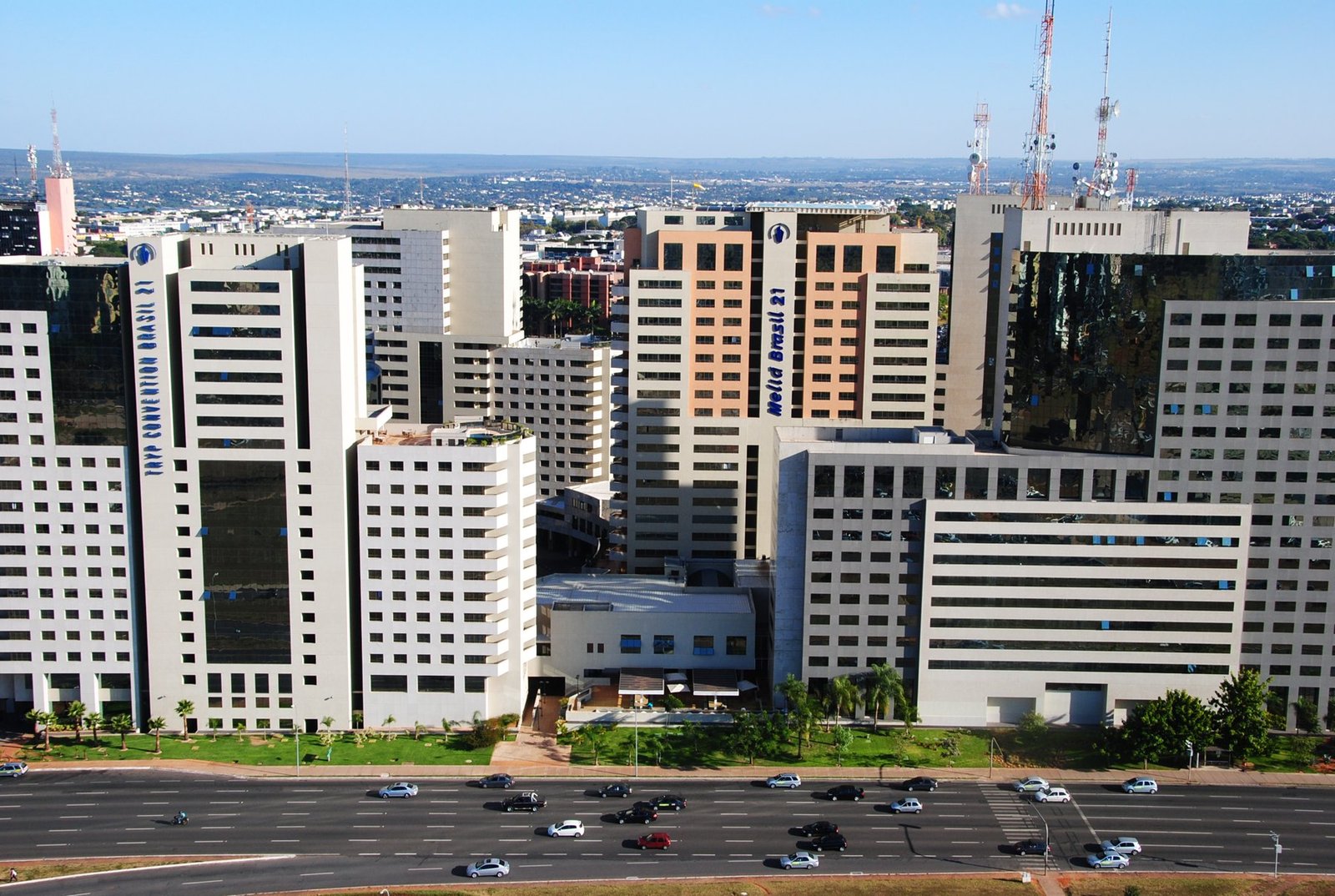 Prédios do Setor Hoteleiro Sul de Brasília
